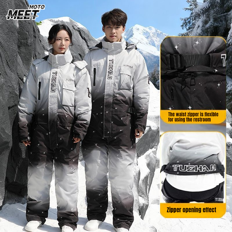 Cycling Gear Waterproof - Winter Skiing Clothes Waterproof Warm Cycling