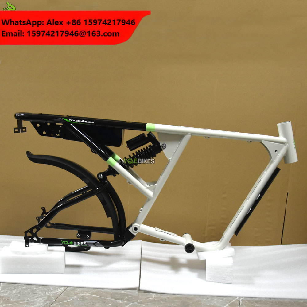 Carbon Bike Frame - YQEBIKES Full Suspension Soft-tail Carbon Steel
