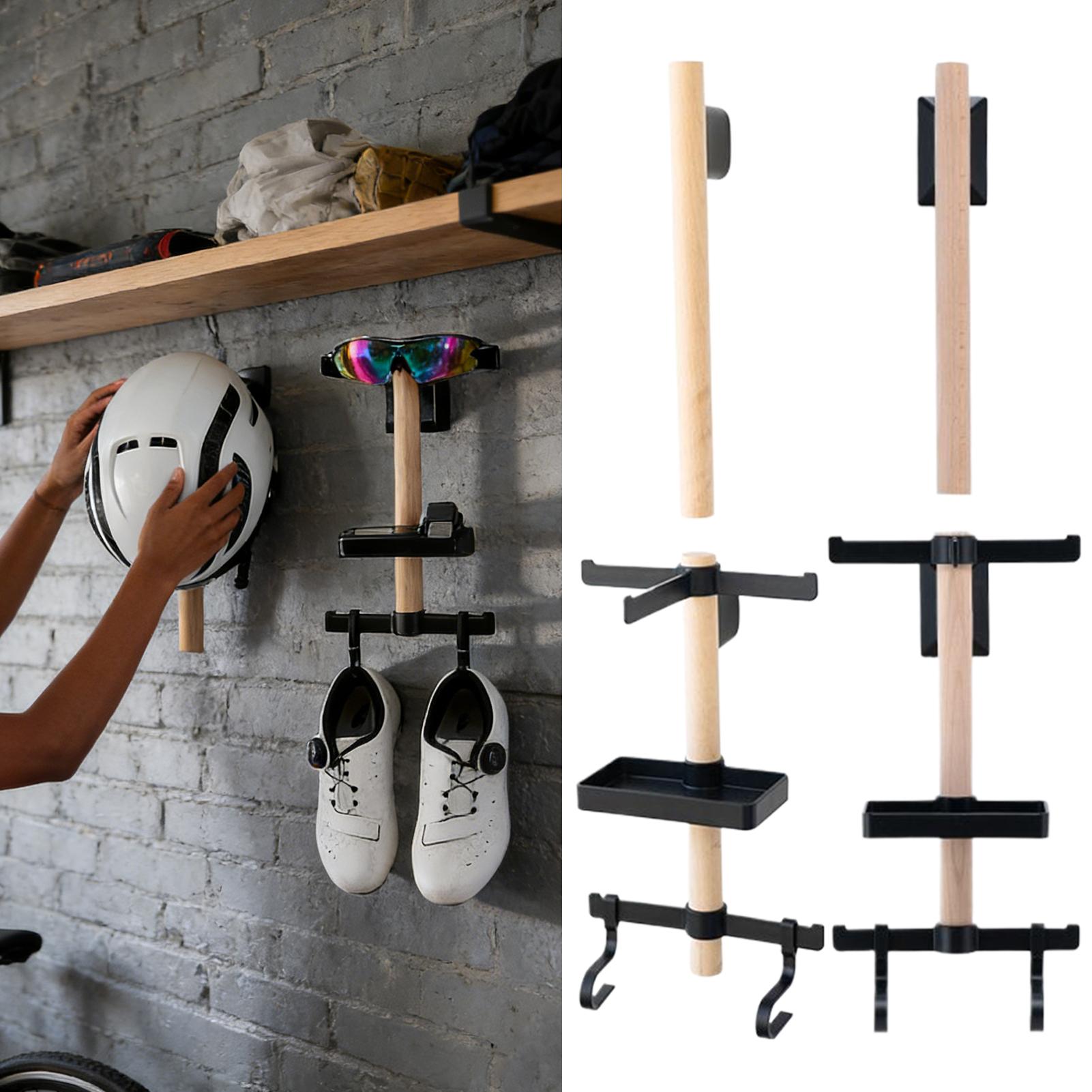 Cycling Gear Wall Hanger - Cycling Gear Storage Wall Mounted Holder