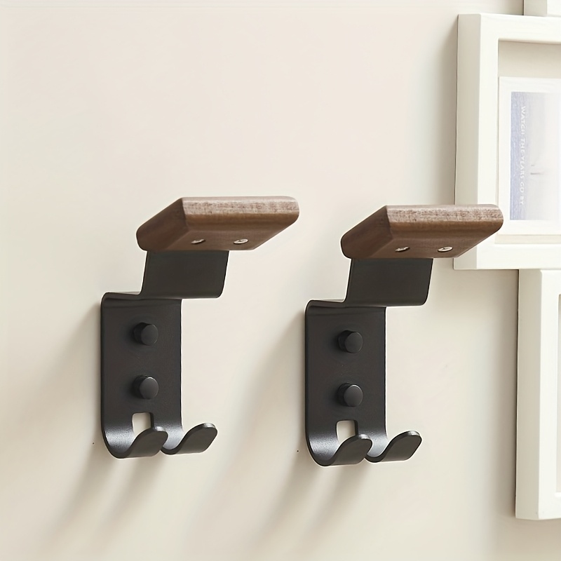 Cycling Gear Wall Hanger - Motorcycle Helmet Holder Solid Wood Strong