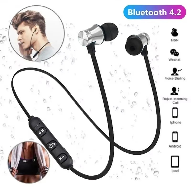 Cycling Gear Kit - Sweatproof Outdoor Exercise Wireless Bluetooth Earphones