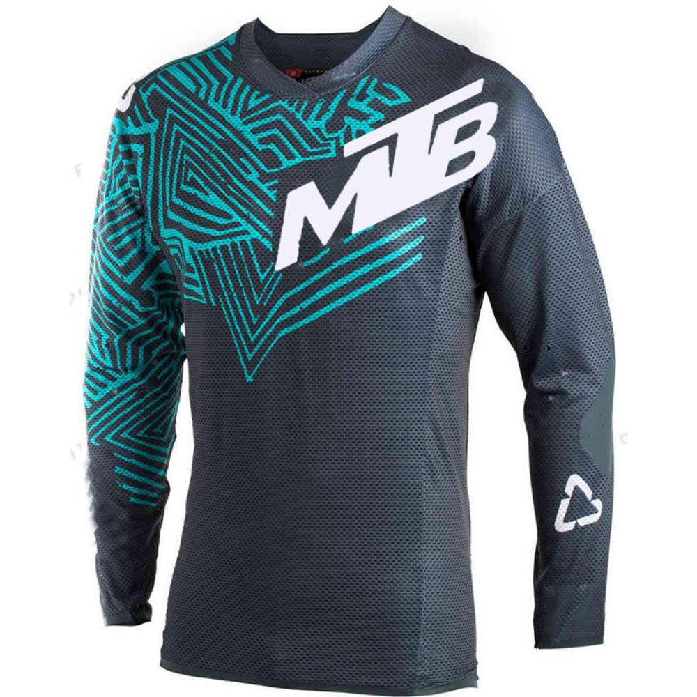 Cycling Jersey - Outdoor Cycling Long-Sleeve Top MTB Print