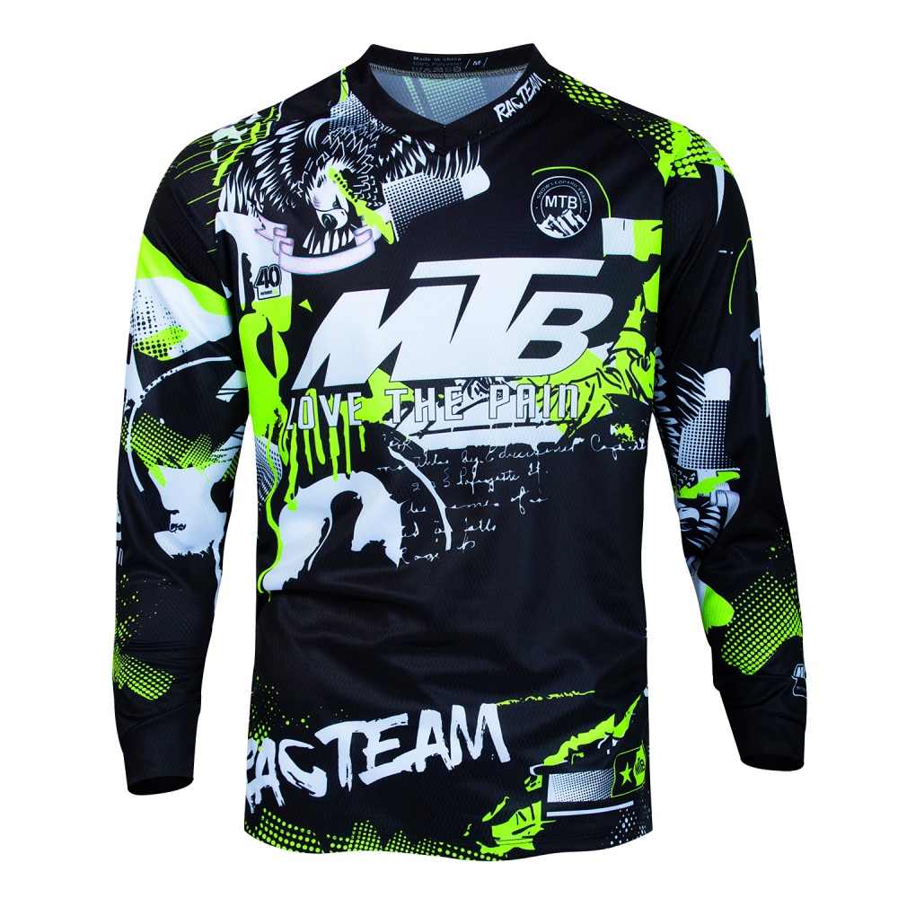Cycling Jersey - MTB Mountain Bike Long-Sleeve Cycling Jersey
