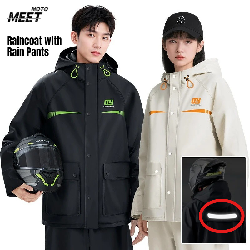 Cycling Gear Waterproof - HOT Waterproof Raincoat with Rain Pants