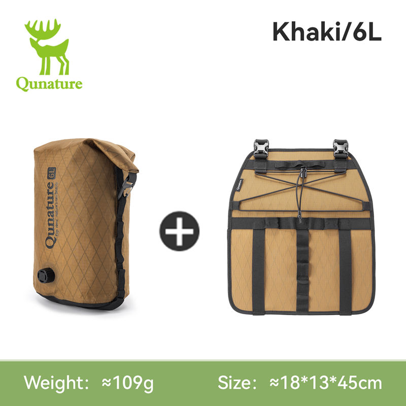 Cycling Gear Waterproof - Qunature 6/12L Bikepacking Bag Fully Waterproof