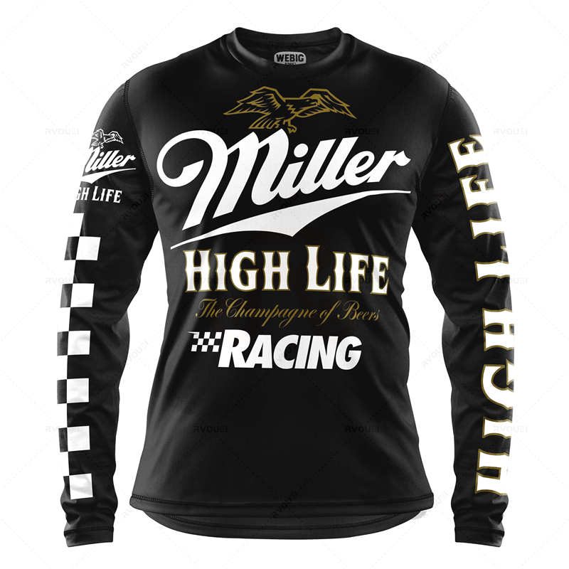 Cycling Jersey - 2023 Motorcycle Mountain Bike Jersey MTB