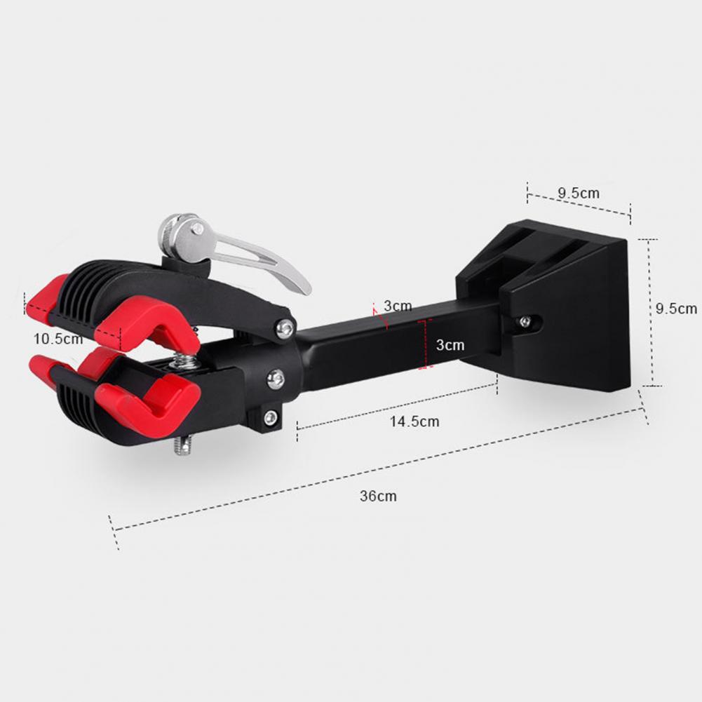 Cycling Gear Wall Hanger - 36cm Bike Repair Stand Wall Workbench