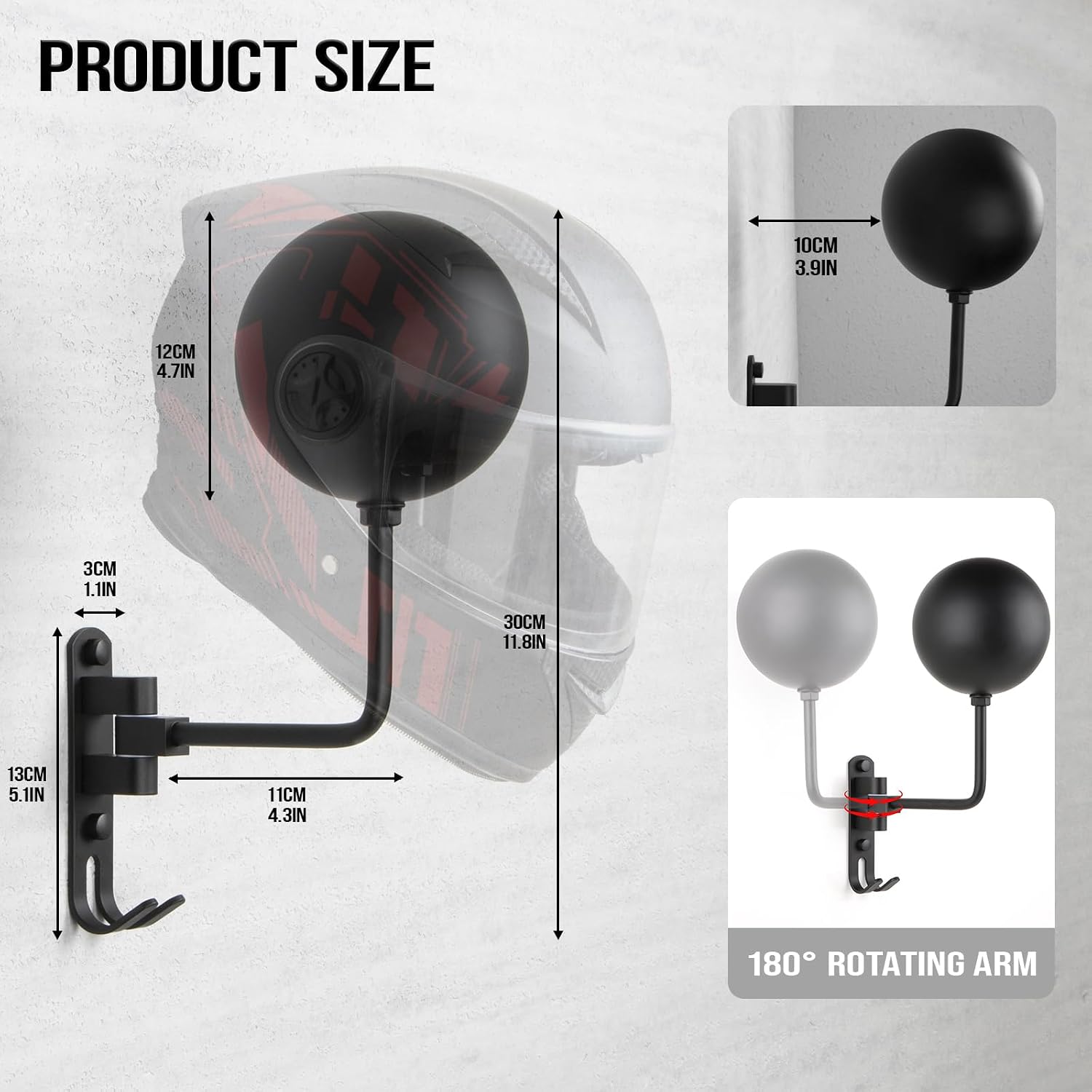 180° Rotating Wall Mount Motor - огляд і ціна Cycling Gear Wall Hanger