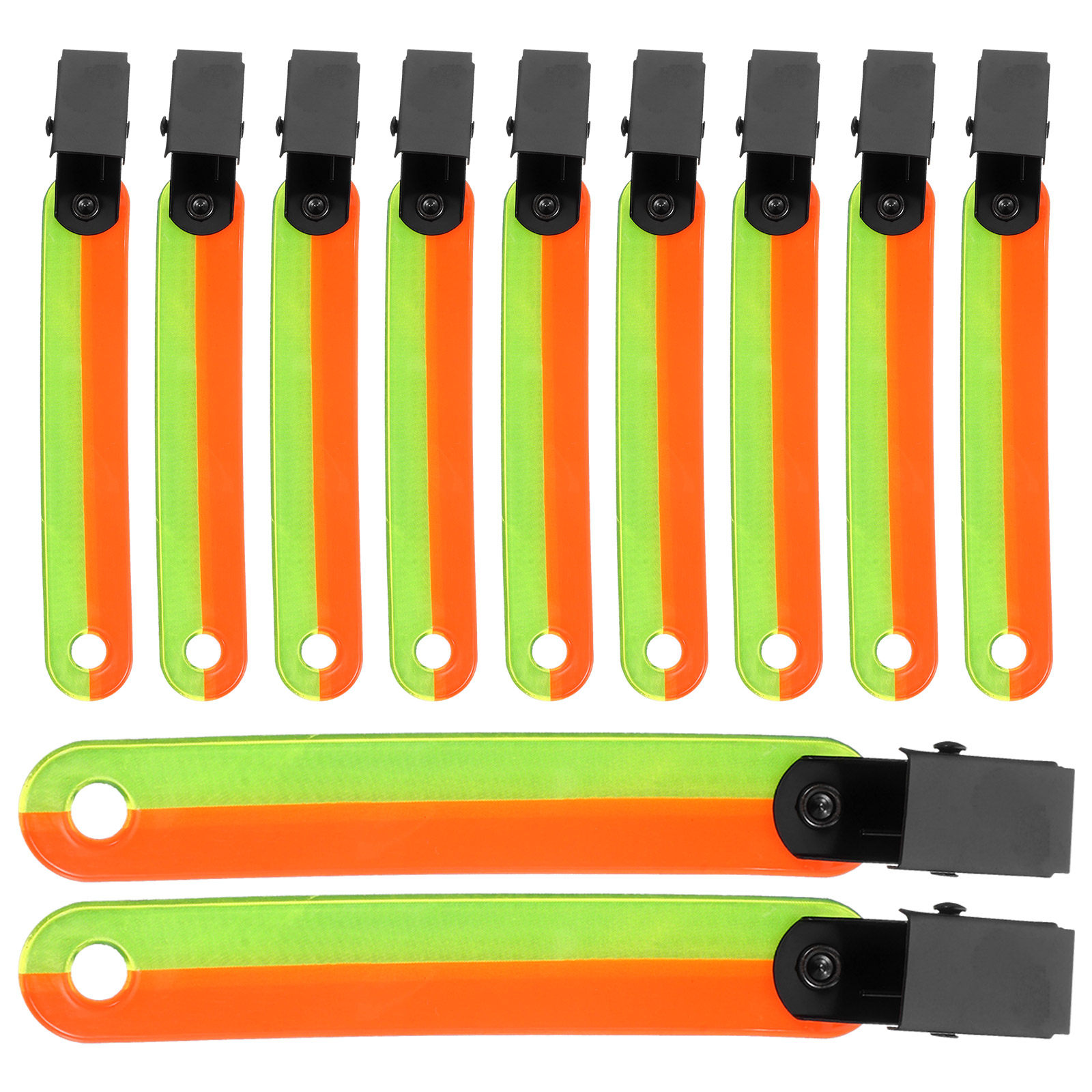 12Pcs Reflective Clip Fluoresc - огляд і ціна Cycling High Gear
