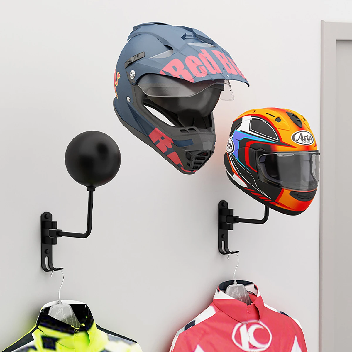 Wall Mount Metal Motorcycle He - огляд і ціна Cycling Gear Wall Hanger