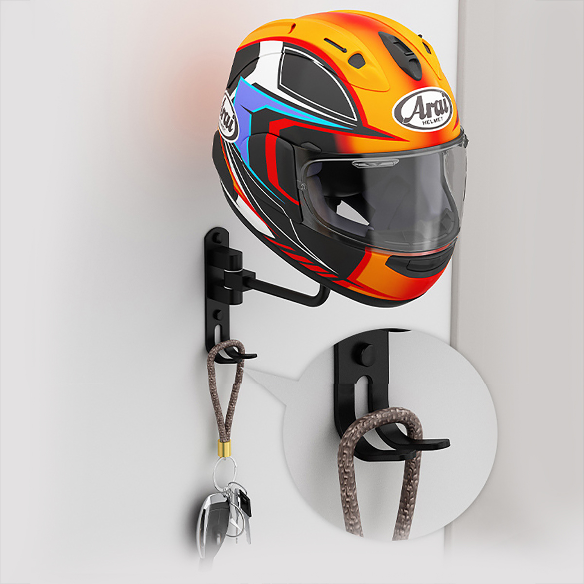 Wall Mount Metal Motorcycle He - огляд і ціна Cycling Gear Wall Hanger