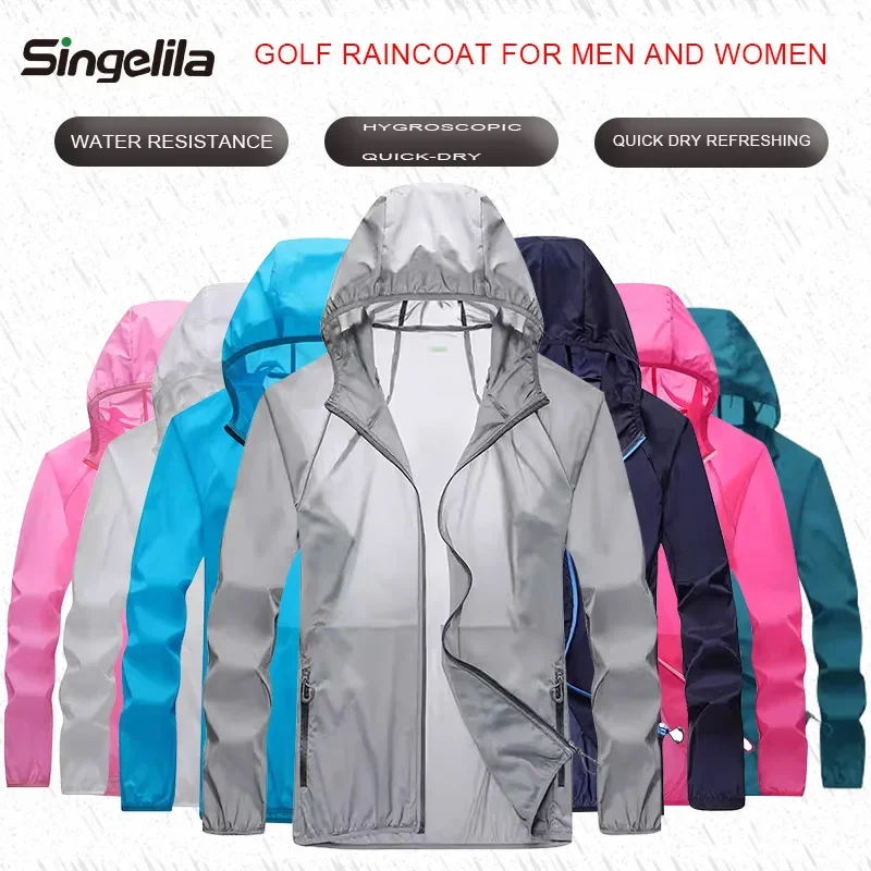 Golf Raincoat Lightweight Jack - огляд і ціна Cycling Gear Waterproof