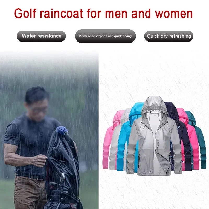 Golf Raincoat Lightweight Jack - огляд і ціна Cycling Gear Waterproof