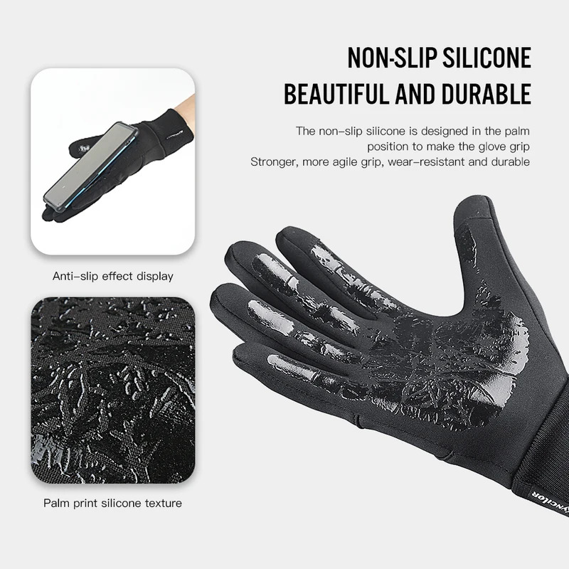 Winter Cycling Gloves for Men  - огляд і ціна Cycling Gear Waterproof