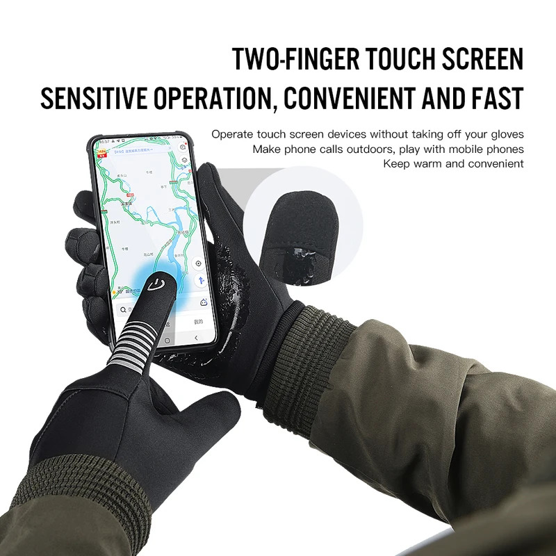 Winter Cycling Gloves for Men  - огляд і ціна Cycling Gear Waterproof